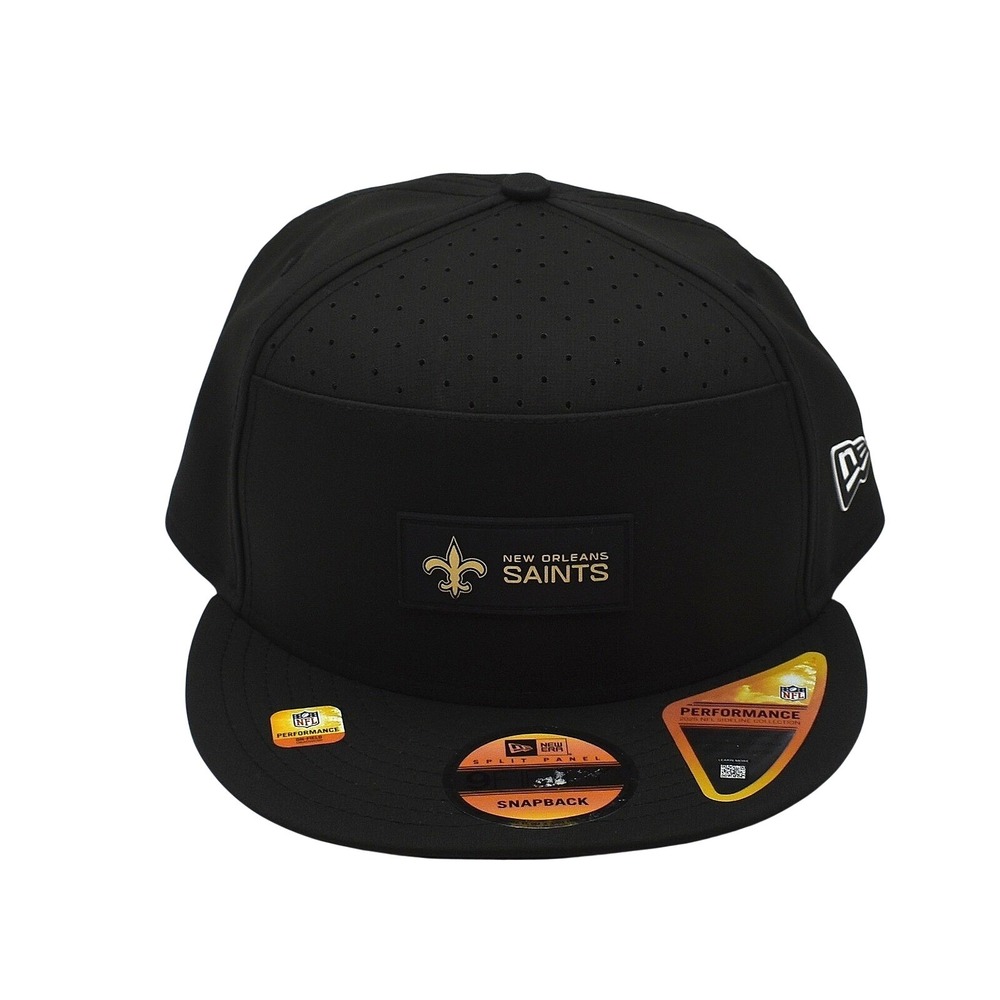 New Era 9FIFTY New Orleans Saints Black NFL Sideline Snapback Hat Cap OSFM NWT